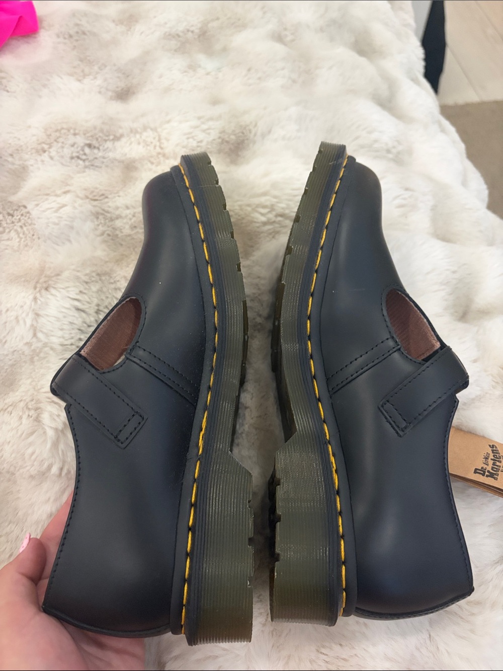 Dr. Martens Black Leather Mary Jane Loafers - Picture 3 of 5